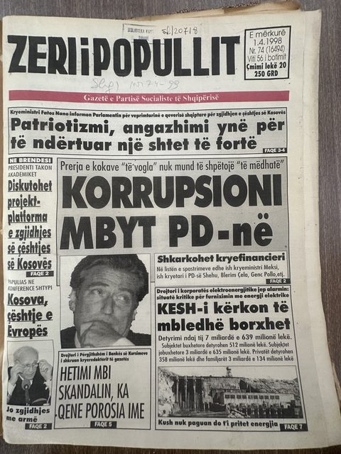 Zëri i Popullit 1998-04-01
